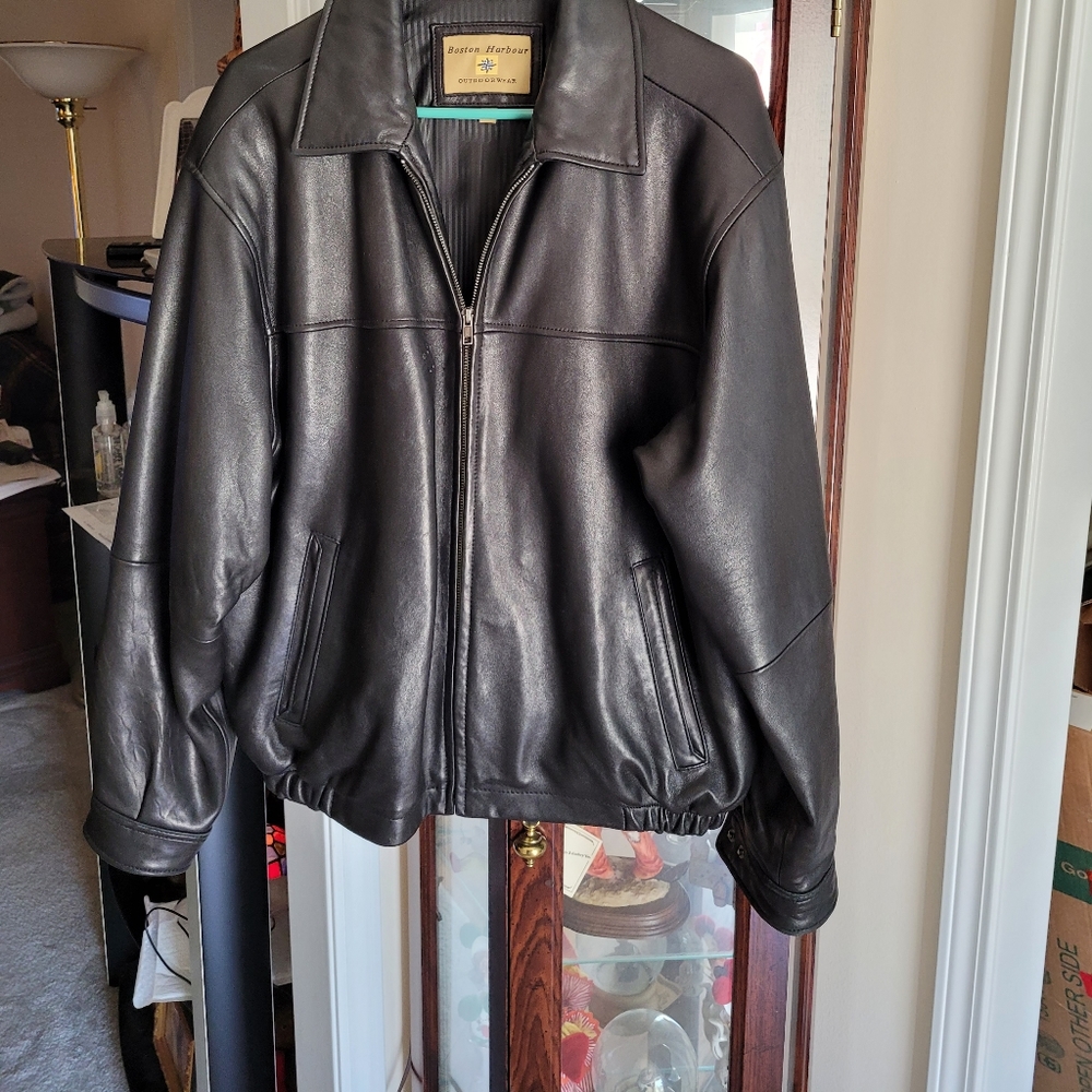 Leather jacket
